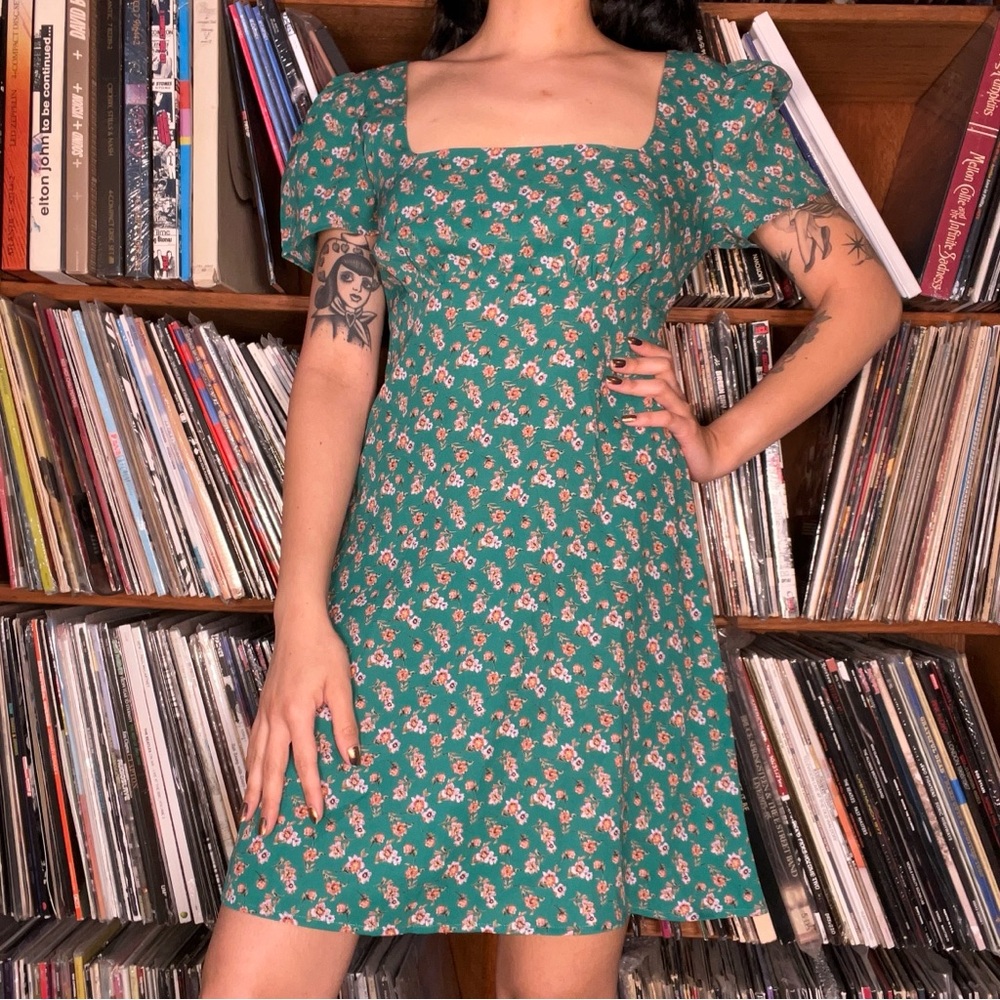 Dolls Kill Teal dress